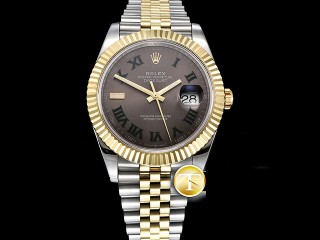gmf factory rolex datejust 41mm 18k two tone wrapped version 3235 automatic mens watch 