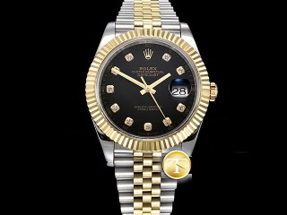 gmf factory rolex datejust 41mm 18k two tone wrapped version 3235 automatic mens watch 