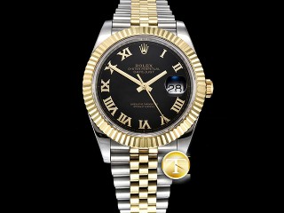 gmf factory rolex datejust 41mm 18k two tone wrapped version 3235 automatic mens watch 