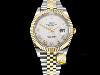 gmf factory rolex datejust 41mm 18k two tone wrapped version 3235 automatic mens watch 