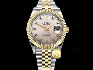 gmf factory rolex datejust 41mm 18k two tone wrapped version 3235 automatic mens watch 