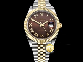 gmf factory rolex datejust 41mm 18k two tone wrapped version 3235 automatic mens watch 