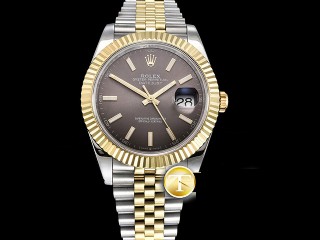 gmf factory rolex datejust 41mm 18k two tone wrapped version 3235 automatic mens watch 