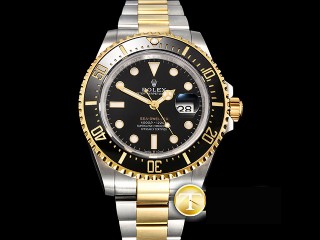 basel rolex seadweller 126603 yellow gold wrapped automatic mens watch