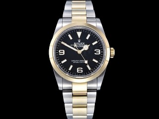 rolex explorer 124270 36mm 904l steel automatic mens watch