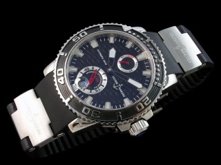 ulysse nardin maxi marine diver automatic mens watch black