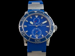 ulysse nardin maxi marine diver automatic mens watch blue