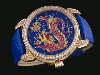 ulysse nardin classico enamel champleve dragon watch