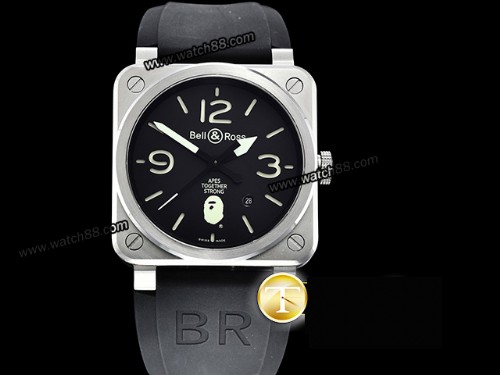 Bell & Ross Aviation BR03-92 XXV Bathing Ape Limited Edition Automatic Men Watch,BR-02018
