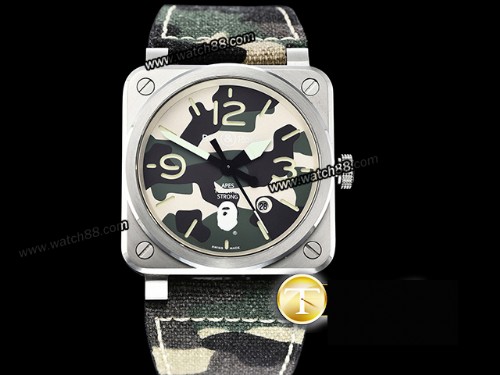 Bell & Ross Aviation BR03-92 XXV Bathing Ape Limited Edition Automatic Men Watch,BR-02021