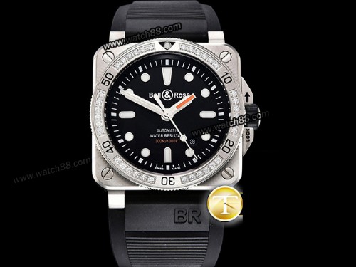 Bell Ross BR03-92 Diver 42mm Automatic Mens Watch,BR-06009