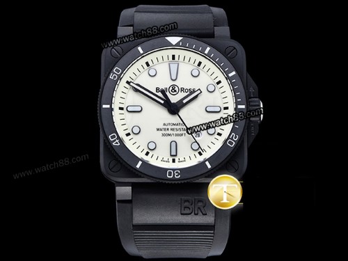 Bell Ross BR03-92 Diver 42mm Automatic Mens Watch,BR-06018