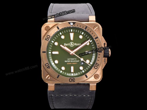 Bell Ross BR03-92 Diver 42mm Bronze Automatic Mens Watch,BR-06020