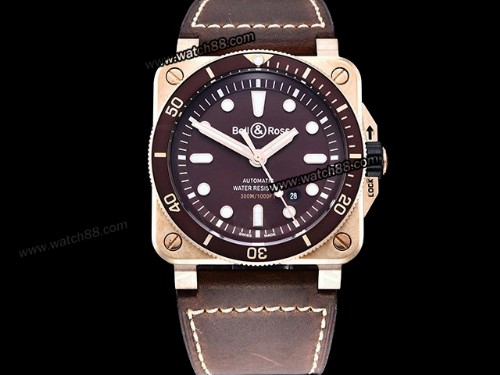 Bell Ross BR03-92 Diver 42mm Bronze Automatic Mens Watch,BR-06028