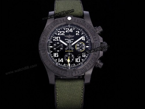 Breitling Avenger Hurricane Military 45MM Chronograph Mens Watch,BRE-01447