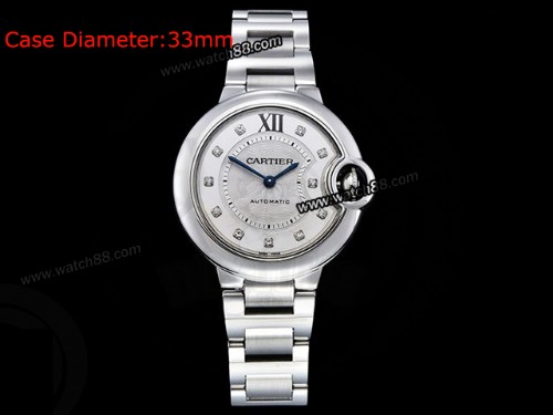 Cartier Balon Bleu de Cartier 33mm Automatic Ladies Watch,CAR-06039