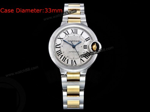Cartier Balon Bleu de Cartier 33mm Automatic Ladies Watch,CAR-06043