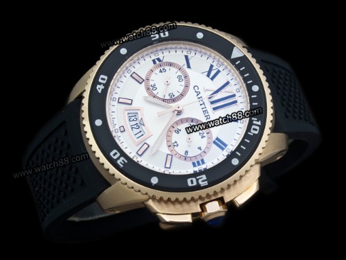Cartier Calibre de Diver Quartz Chronograph Men Watch,CAR-268A