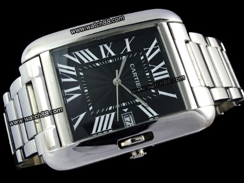 CARTIER TANK ANGLAISE LARGE MODEL MENS WATCHES,CAR-168B