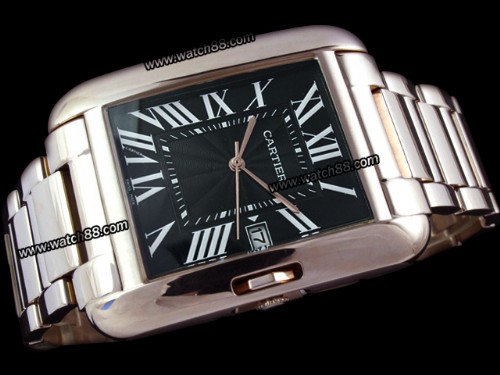 CARTIER TANK ANGLAISE LARGE MODEL MENS WATCHES,CAR-169B