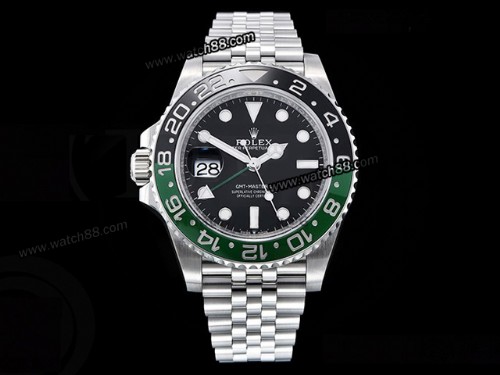 Clean Factory Rolex GMT-Master II 126720VTNR Sprite Green Black Automatic Men Watch,RL-05061