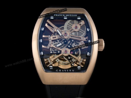 Franck Muller Gravity Tourbillon Skeleton Automatic Mens Watch,FRA-05002