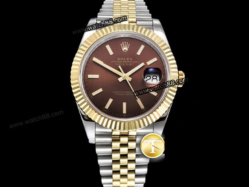GMF Factory Rolex Datejust 41mm 18K Two Tone Wrapped Version 3235 Automatic Mens Watch ,RL-08177