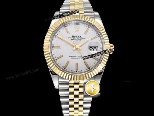 GMF Factory Rolex Datejust 41mm 18K Two Tone Wrapped Version 3235 Automatic Mens Watch ,RL-08179