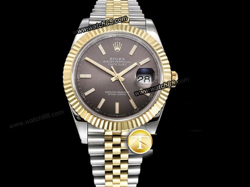 GMF Factory Rolex Datejust 41mm 18K Two Tone Wrapped Version 3235 Automatic Mens Watch ,RL-08180