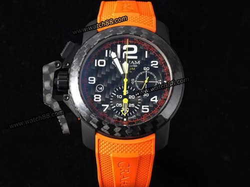 Graham Oversize Chronofighter Carbon Automatic Mens Watch,GRA-03003