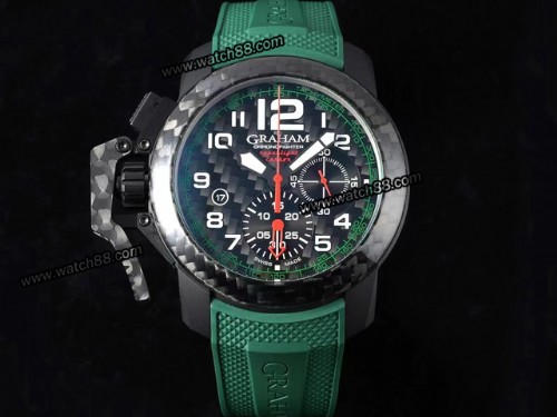 Graham Oversize Chronofighter Carbon Automatic Mens Watch,GRA-03004