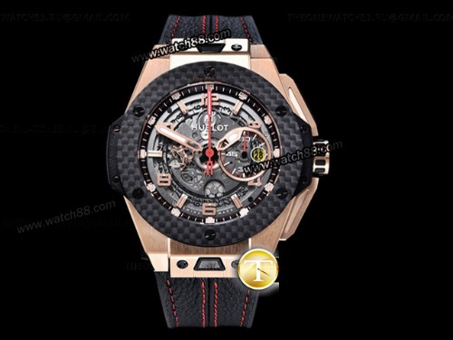 Hublot Big Bang Ferrari King Gold Carbon Mens Watch,HB-193