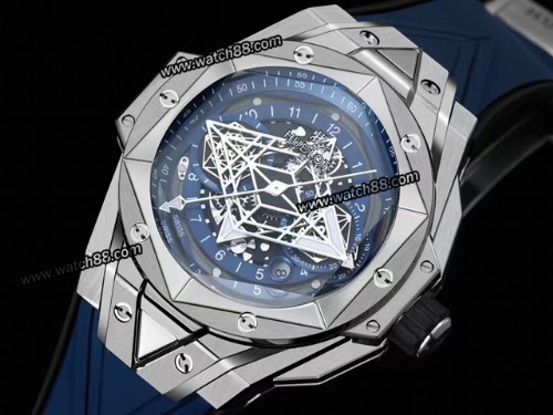 Hublot Big Bang Unico Sang Bleu II 7750 Chronograph Mens Watch,HB-236
