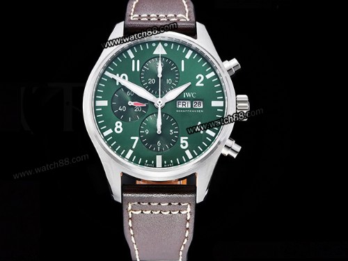 IWC Pilot Chronograph Edition Racing Green IW377726 Automatic Mens Watch,IWC-14025