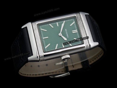 Jaeger Lecoultre Grande Reverso Ultra Thin Duoface Swiss Quartz Lady Watch,JAE-09003