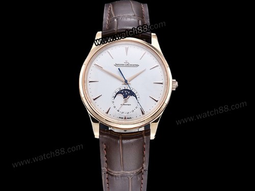 Jaeger Lecoultre Master Ultra Thin Moonphase 39mm Mens Watch,JAE-01057