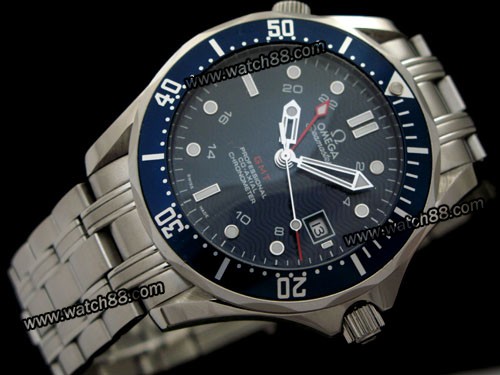 JAMES BOND OMEGA SEAMASTER CO-AXIAL MENS GMT WATCH -2535.80.00,OMG-3582 