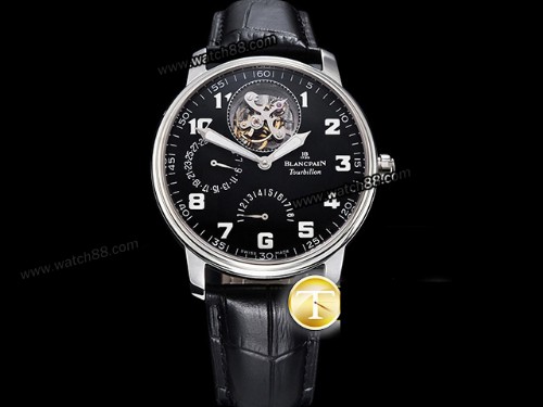 JB Factory Blancpain Villeret Tourbillon 8 Jours Edition with Real Power Reserve Mens Watch,BP-03015