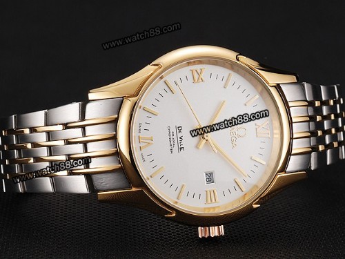 Omega DeVille Chronometer Quartz Mens Watch,OM-300A