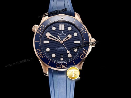 Omega Seamaster 300m Diver Blue 300m Co-Axial Automatic Mens Watch,OMG-2115