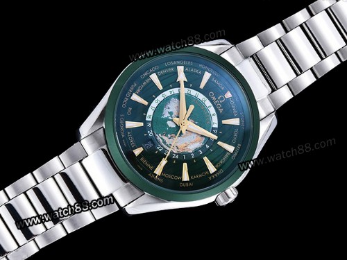 Omega Seamaster Aqua Terra WorldTimer Automatic Mens Watch,OM-368A