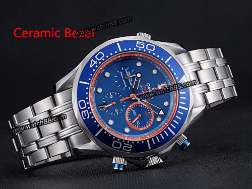 Omega Seamaster Diver 300M Co-Axial Chronograph 44MM Man Watch,OM-186B