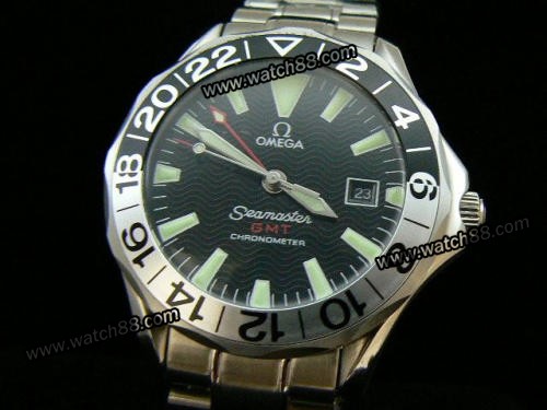 OMEGA SEAMASTER GMT AUTOMATIC MENS WATCH,OM-111