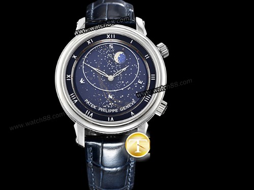 Patek Philippe Grand Complications Celestial Sky Moon 5102PR Watch,PP-12001