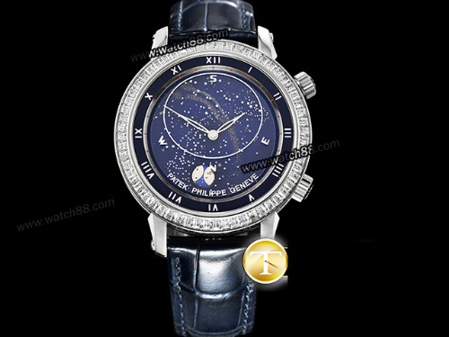 Patek Philippe Grand Complications Celestial Sky Moon 5102PR Watch,PP-12002