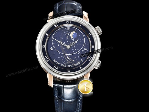 Patek Philippe Grand Complications Celestial Sky Moon 5102PR Watch,PP-12003