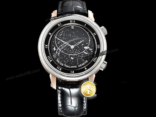 Patek Philippe Grand Complications Celestial Sky Moon 5102PR Watch,PP-12004