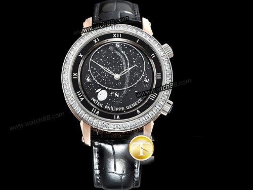 Patek Philippe Grand Complications Celestial Sky Moon 5102PR Watch,PP-12005