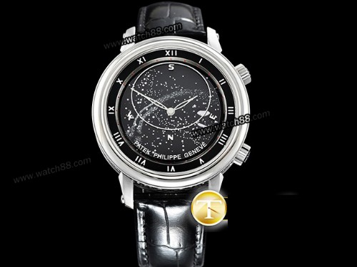 Patek Philippe Grand Complications Celestial Sky Moon 5102PR Watch,PP-12006