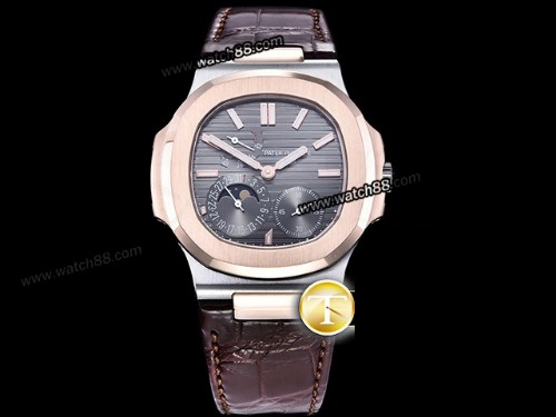 Patek Philippe Nautilus Moon Phase Date 5712 Automatic Mens Watch,PP-03057